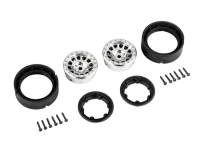 TRX9781-SATIN - Felgen satin-chrom 1.0 TRX-4M