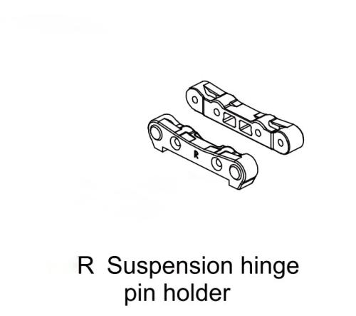 AB-1210004 - Halterung fuer den Scharnierstift der Hinterradaufhaengung Absima AB-1210004