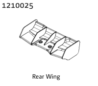 AB-1210025 - 1:12 Buggy-Heckfluegel
