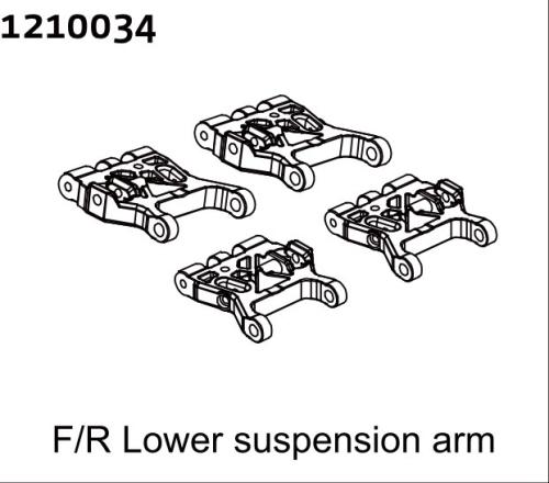 AB-1210034 - Unterer Querlenker-Satz vorne_hinten Absima AB-1210034
