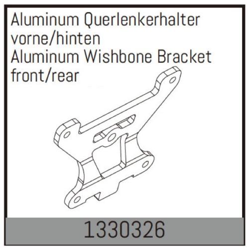 AB-1330326 - Aluminum Querlenkerhalter vorne_hinten (2) Absima AB-1330326