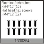 AB-1330354 - Flachkopfschrauben mit Feingewinde HM412_12 Stueck