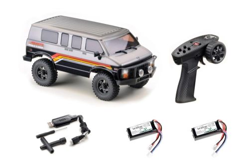 AB-18029V2-SET - 1:18 EVO Crawler Rock Van V2 2-Gear gunmetal RTR 2 Akkus Absima AB-18029V2-SET