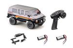 AB-18029V2-SET - 1:18 EVO Crawler Rock Van V2 2-Gear gunmetal RTR 2 Akkus