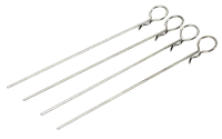 AB-2440023 - Karosseriesplinte lang silber (4 Stk.)