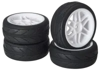 AB-2510004 - Onroad 6-Speichen_Profil weiSz 1:10 (4 St.)