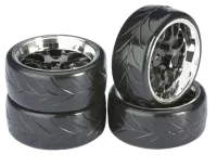 AB-2510040 - Drift LP Wabe_Profil A schw._chrom 1:10 (4 St.)
