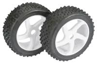 AB-2520012 - Buggy 5-Speichen_Dirt weiSz 1:8 (2 St.)
