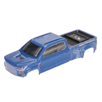 ARA-1386 - BIG ROCK CREW 4X4 Cab Clipless Lackiert Abgeklebt Verkleidete Karosserie. Blau