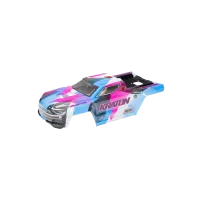 ARA-1518 - 1_8 Painted Body with Decals. Blue_Pink: KRATON 6S BLX V6