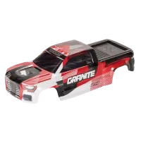 ARA-1622 - GRANITE Clipless Painted Decaled Trimmed Body. Red