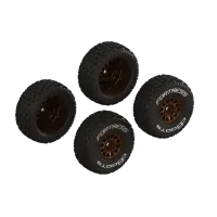 ARA-2024 - dBoots FORTRESS Glued Tire Set. Bronze (2 Pairs)