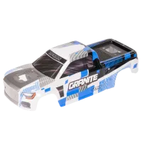 ARA-2246 - 1_10 Clipless Painted Decaled Body. Blue: GRANITE 4X4