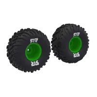 ARA-2575 - dBoots Cut Chevron MT Tire Set Glued. Green