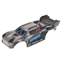 ARA-2579 - 1_10 Painted Decaled Trimmed Body Set with Hidden Body Mount. Blue_Black: VORTEKS 2WD