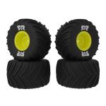 ARA-2584 - dBoots Chevron MT Reifensatz geklebt. gelb (2 Paar): GROM