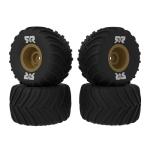 ARA-2586 - dBoots Chevron MT Reifensatz geklebt. Bronze (2 Paar): GROM