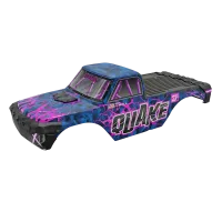 ARA-2873 - QUAKE Painted Decaled Trimmed Body Set. Purple