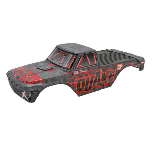 ARA-2879 - QUAKE Painted Decaled Trimmed Body Set. Red ARRMA ARA-2879