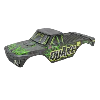 ARA-2880 - QUAKE Painted Decaled Trimmed Body Set. Green