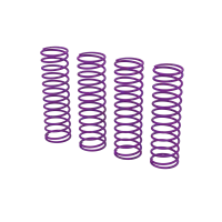 ARA-2896 - Shock Spring Set E. 0.50N_mm. Lila (4): GROM