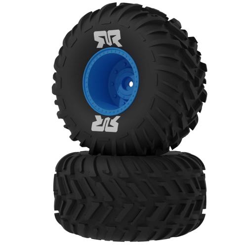 ARA-3220 - dBoots Cut Chevron-Reifensatz. geklebt. blau ARRMA ARA-3220