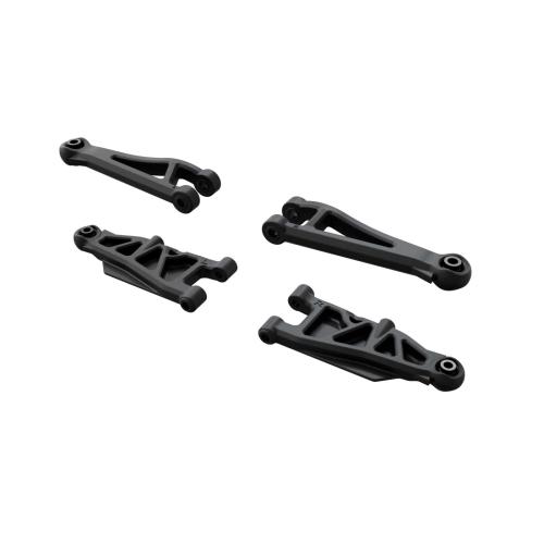 ARA-3591 - Vorderradaufhaengungs-Arm-Set Typ F: GROM ARRMA ARA-3591