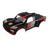 ARA-4443 - MOJAVE 6S EXB Painted. Decaled. Trimmed Body Black
