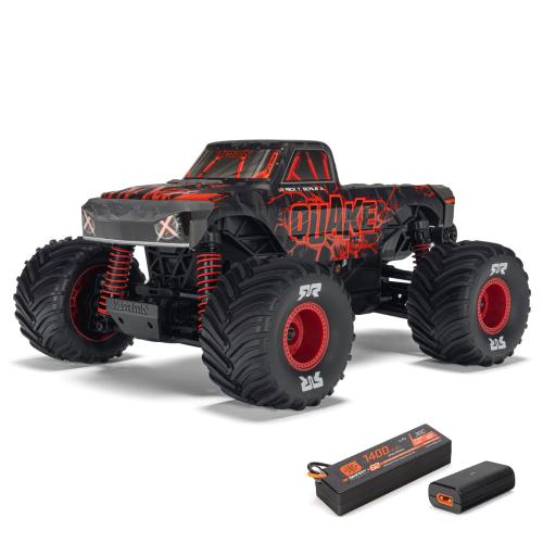 ARA2137T1 - 1_16 QUAKE GROM 4X4 RTR Brushed Monster Truck. Rot ARRMA ARA2137T1