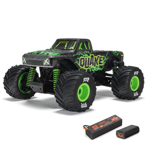 ARA2137T2 - 1_16 QUAKE GROM 4X4 RTR Brushed Monster Truck. Gruen ARRMA ARA2137T2