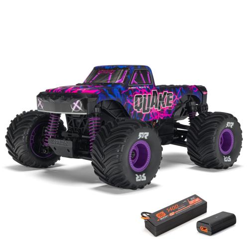ARA2137T3 - 1_16 QUAKE GROM 4X4 RTR Brushed Monster Truck. Lila ARRMA ARA2137T3
