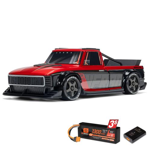 ARA2315ST1 - ARRMA INFRACTION GROM 3S BLX 4X4 BL Rot_Schwarz 1:12 ARA2315ST1
