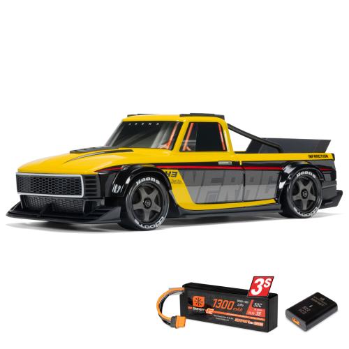 ARA2315ST2 - ARRMA INFRACTION GROM 3S BLX 4X4 BL Gelb_Schwarz 1:12 ARA2315ST2