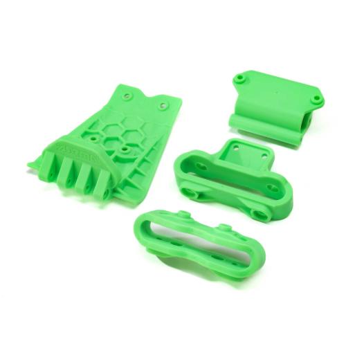 ARA320791 - Lower Skid And Bumper Mount Set. Green ARRMA ARA320791