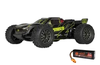 ARA3505T1-Set - ARRMA VORTEKS 223S DSC 2WD RTR BL Stadium Truck. gelb inkl. Akku 1:10
