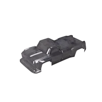 ARA402210 - 1_10 Clear Body with Decals: OUTCAST 4X4