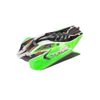 ARA402272 - 1_8 Painted and Trimmed Body with Decals. Green: TYPHON 4X4 BLX