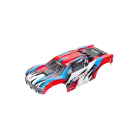 ARA402319 - 1_10 Painted Body. Red_Blue: VORTEKS 4X4 BLX
