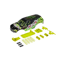 ARA402349 - GORGON Painted Decaled Body Set. Fluorescent Yellow