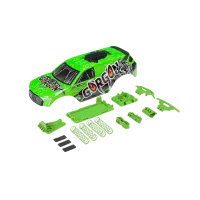 ARA402356 - GORGON Painted Decaled Trimmed Body Set. Green