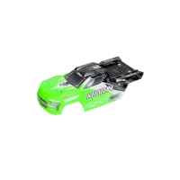 ARA402359 - Painted Decaled Trimmed Body. Green_Black: Kraton 4x4