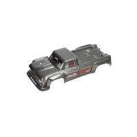 ARA402360 - Painted Decaled Trimmed Body. Gunmetal: Outcast 4x4