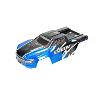 ARA406157 - 1_8 Trimmed and Painted Body with Decals. Blue: KRATON 6S BLX