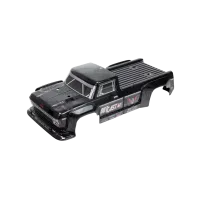 ARA406160 - 1_8 Painted Decaled Trimmed Body. Black : Outcast 6S BLX