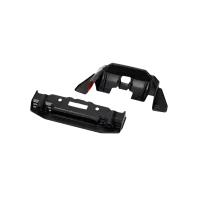 ARA410008 - 1_7 Painted Splitter And Diffuser. Black and Red: FELONY 6S BLX