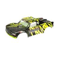 ARA411002 - 1_7 Painted Body. Black_Green: MOJAVE 6S BLX
