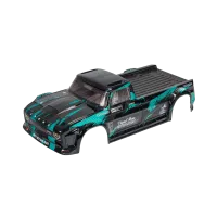 ARA414008 - 1_8 Finished Body. Black_Teal: INFRACTION