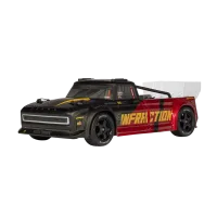 ARA4315V4T2 - ARRMA INFRACTION RTR BL All-Road Street Bash Truck. schwarz_rot 1:8