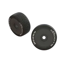 ARA550063 - dBoots Hoons 42_100 2.9 Pre-Mounted Belted Tires. White. 17mm Hex. Speed (2)