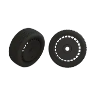ARA550098 - dBoots Exabyte Glued Tire Set. Black (2)